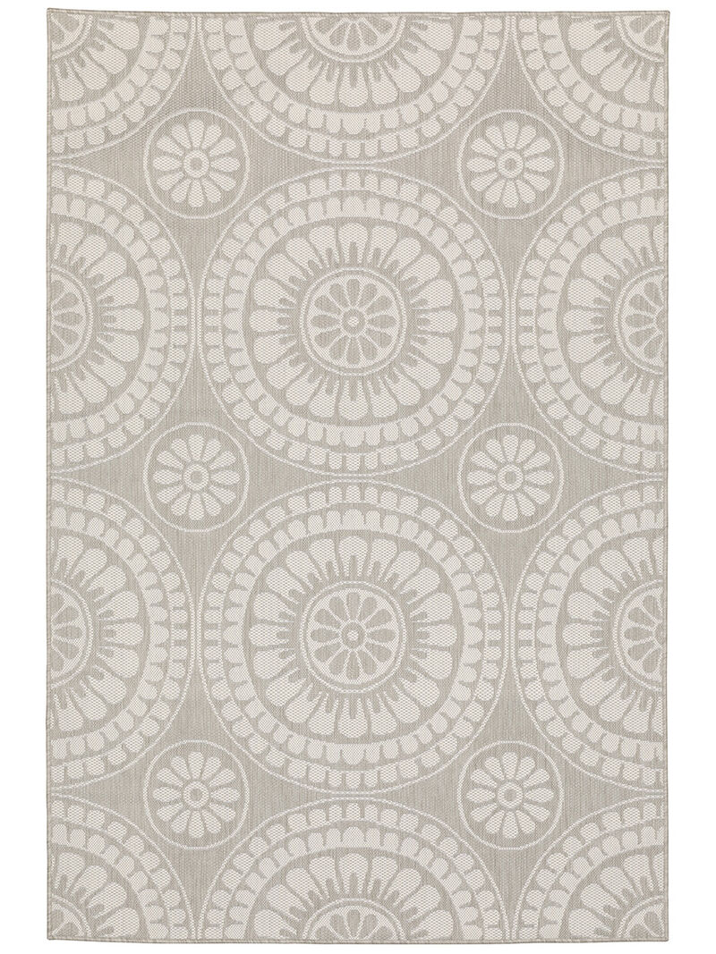 Portofino 7'10" x 10' Grey Rug