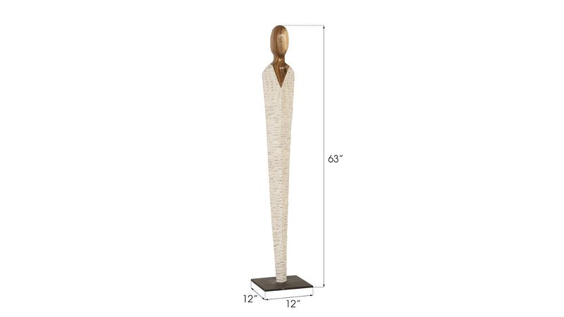 Vested Female Medium Sculpture
