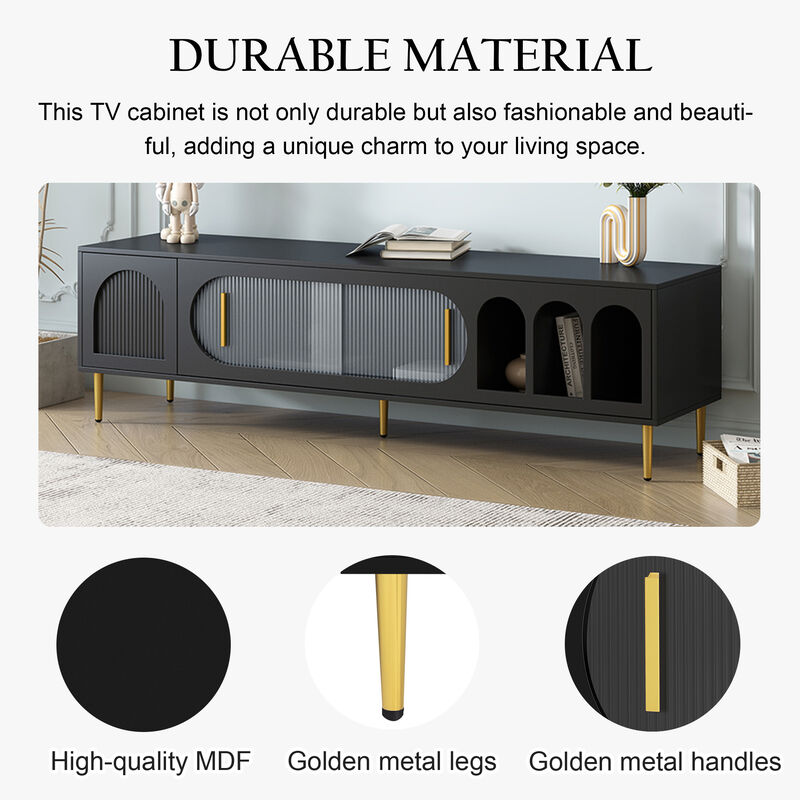 Merax Modern TV Stand TV Console Cabinet