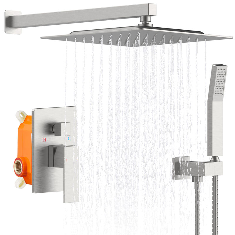 Shower System Combo Set Modern Shower Faucet with Adjustable Features for a Luxurious Bathing Experience