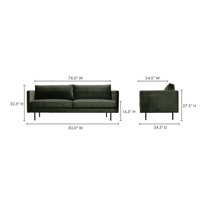 Moe's Home Collection Raphael Sofa
