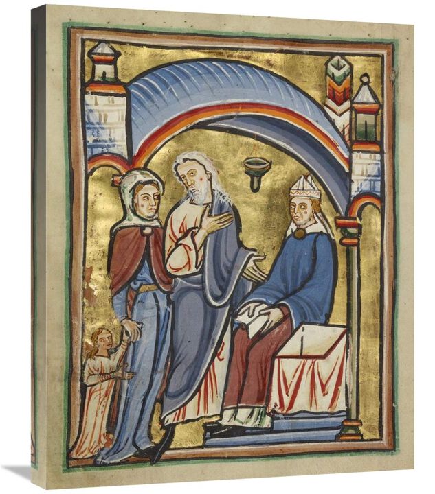 The Presentation of the Virgin in the Temple-Canvas Art-22x28
