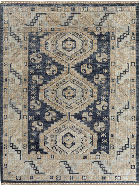 Fillmore 6943F 3' x 5' Blue/Ivory Rug
