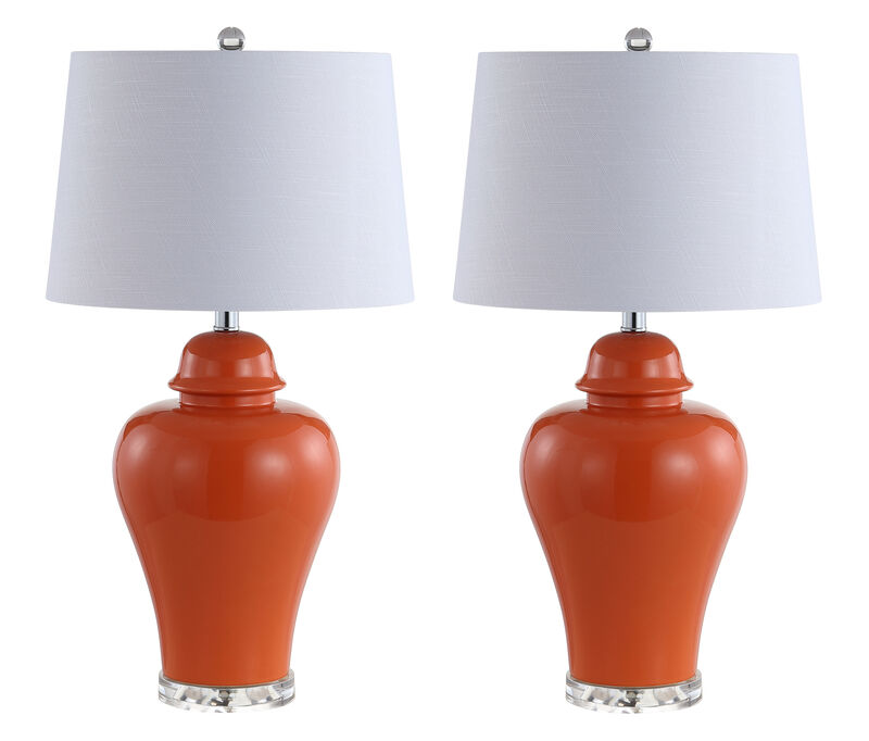 Winnie Ceramic Urn LED Table Lamp (Set of 2)
