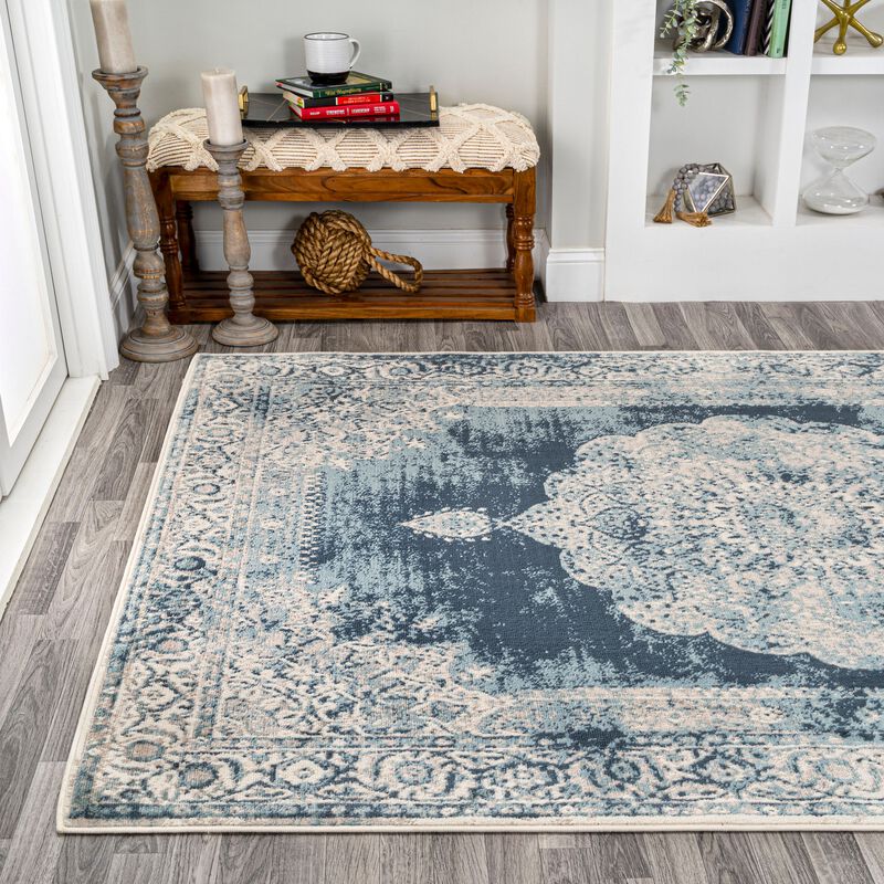 Kelly Rosalia Cottage Medallion Area Rug
