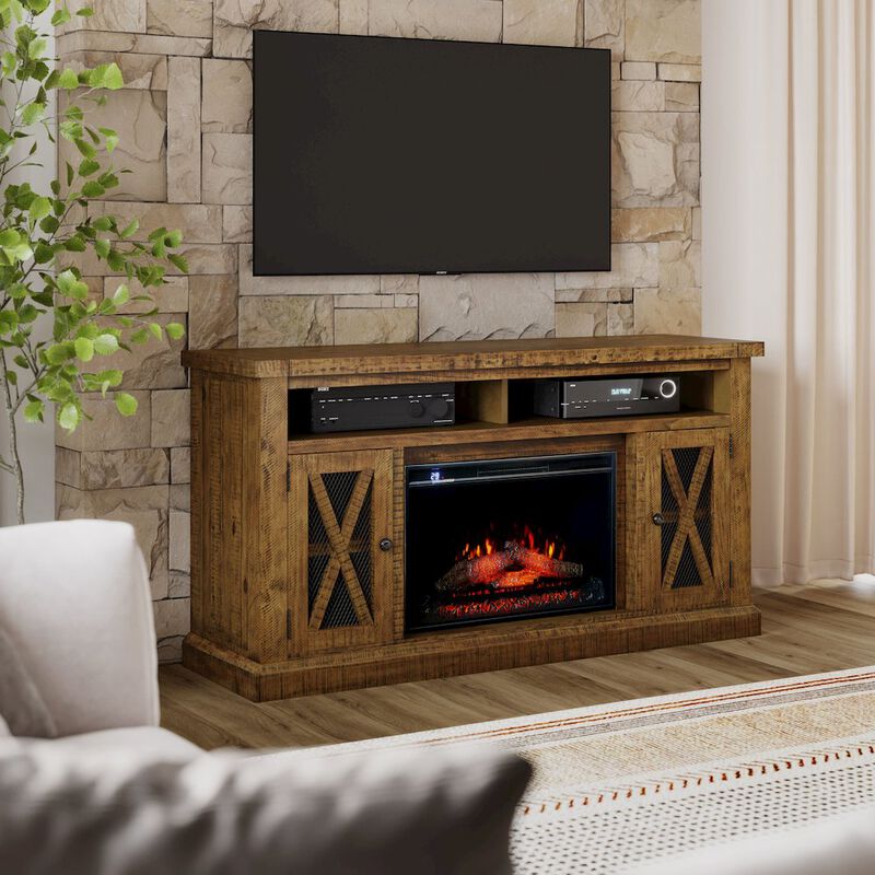 Jofran Solid Wood 60 Storage Console TV Stand
