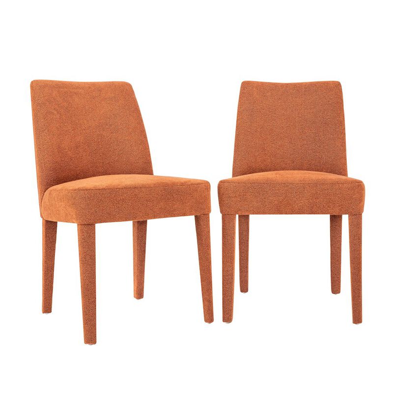 Jofran Mid-Century Modern Contemporary Upholstered Vintage Dining Chair (Set of 2)