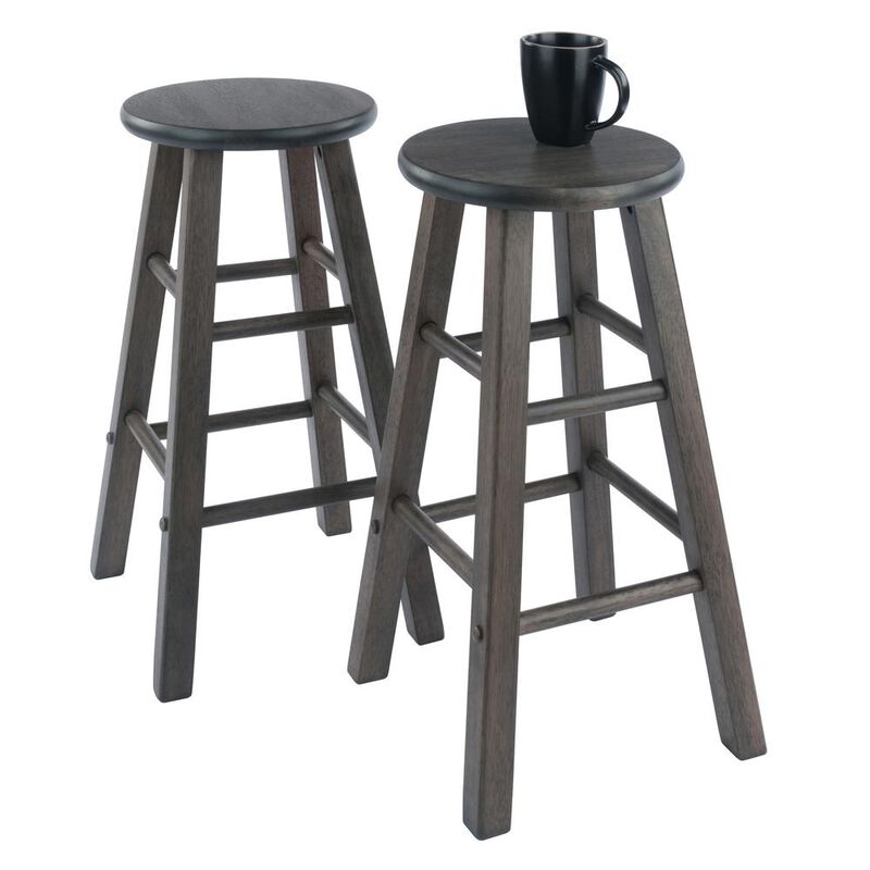 Element Counter Stools, 2-Pc Set, Oyster Gray