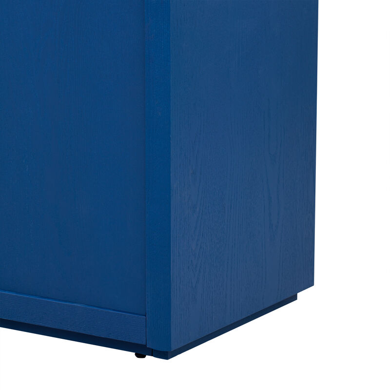 Merax 4-Door Cabinet Sideboard with Ash Veneer
