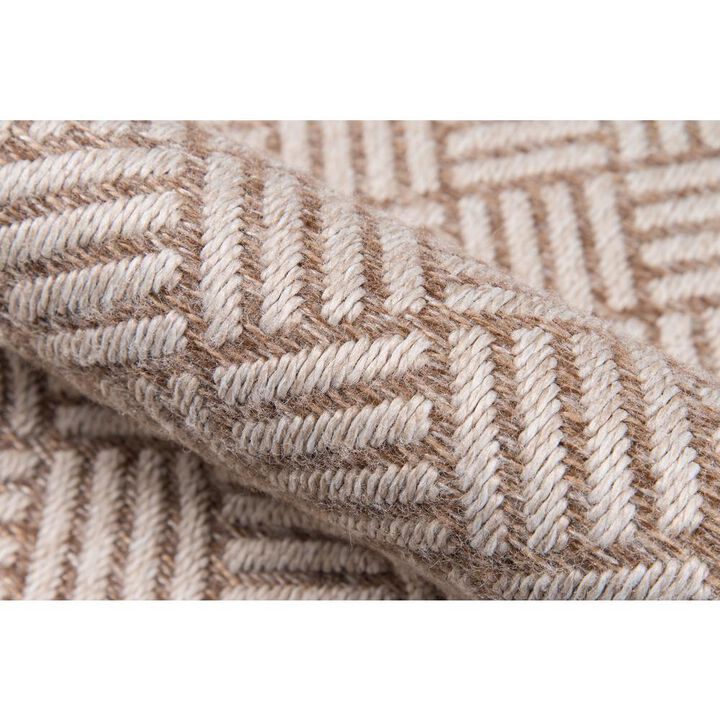 Momeni Contemporary Rectangle Area Rug, Tan, 3'11 X 5'7