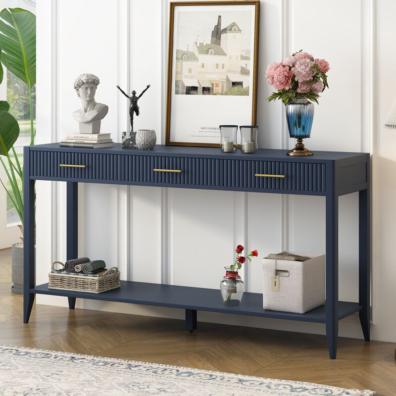 Merax Entryway Console Table with Drawers