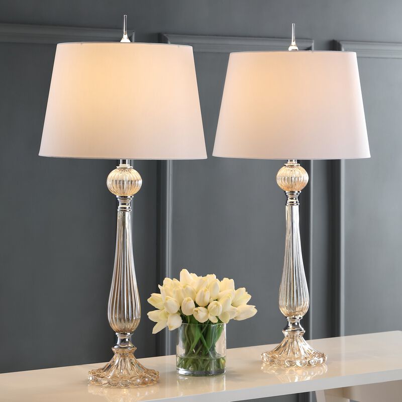 Chloe Glass LED Table Lamp