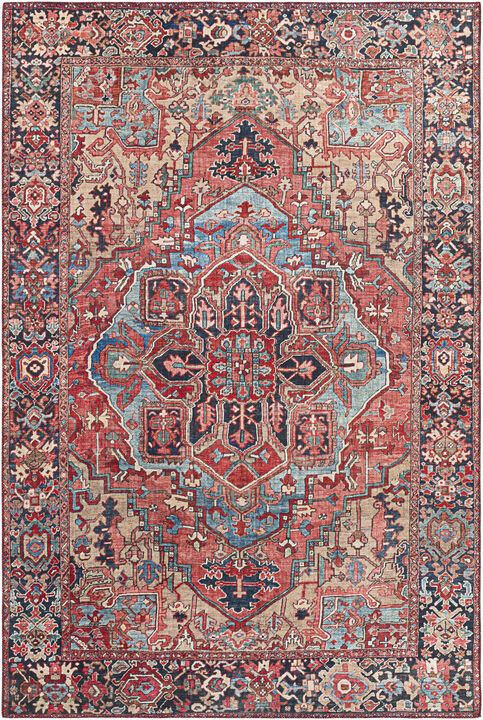 Iris IRS-2310 7'6' x 9'6' Red Rug