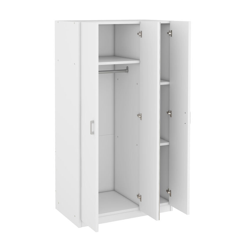 Merax 3 Door Wardrobe with Mirror