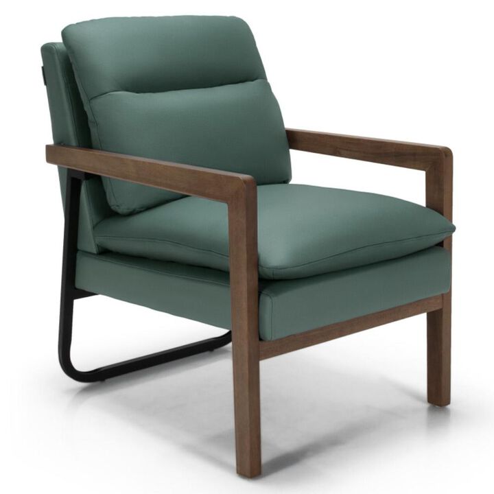 Hivvago Single Sofa Chair with Extra-Thick Padded Backrest and Seat Cushion
