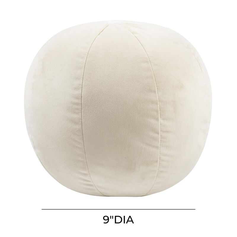Boba Cream Vegan Shearling 9" Pillow