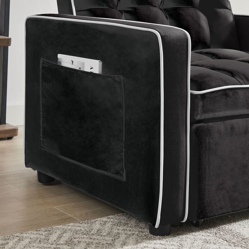 Three-in-one sofa bed chair folding sofa bed adjustable back into a sofa recliner single bed adult modern chair bed