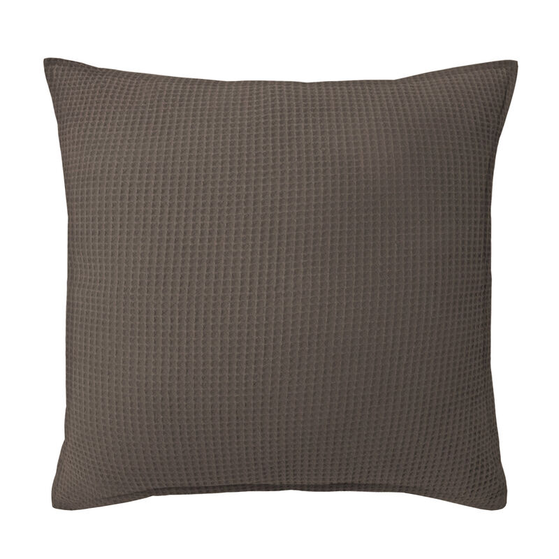 6ix Tailors Fine Linens Classic Waffle Mocca Decorative Throw Pillows