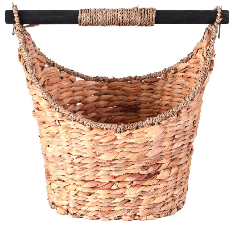 Rustic Toilet Paper Holder - Magazine Basket