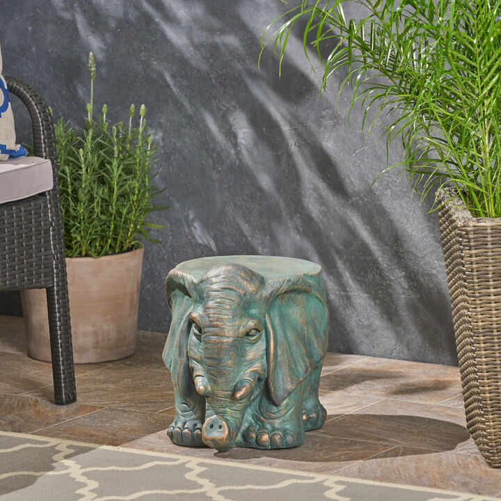 Streamdale Elephant Garden Stool Versatile Decor, Effortless Assembly