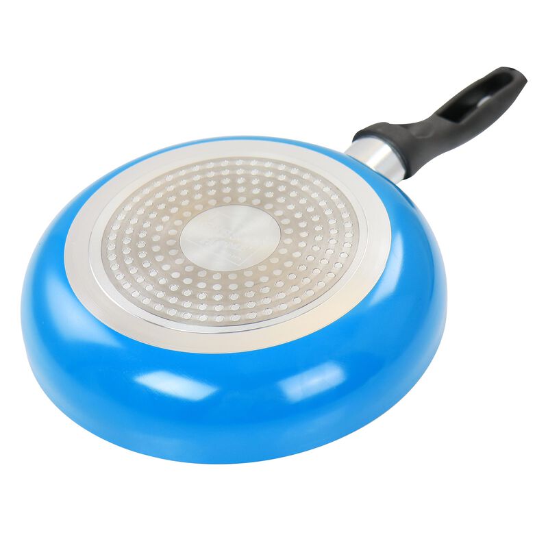 Gibson Home 2 Piece 10 inch Aluminum Frying Pan in Blue