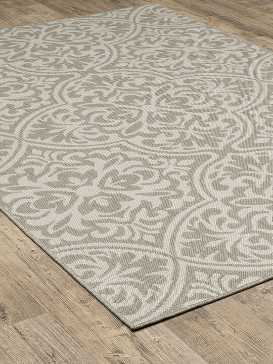 Portofino 3'3" x 5' Grey Rug