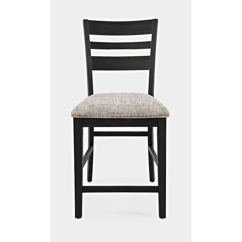 Jofran Altamonte Contemporary Ladderback Upholstered Counter Stool (Set of 2)
