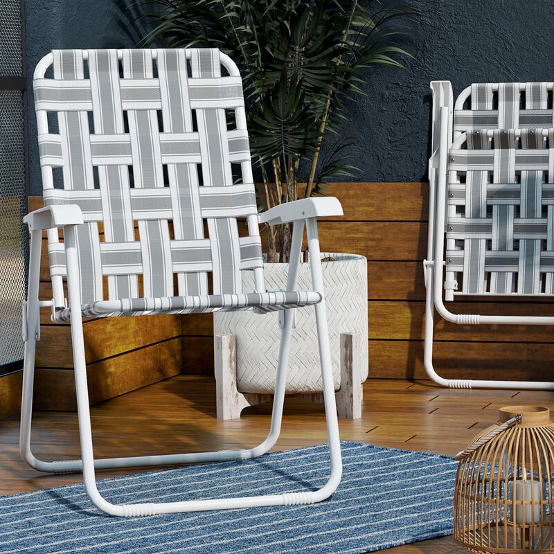 Novogratz Priscilla 2-Pack Folding Chairs