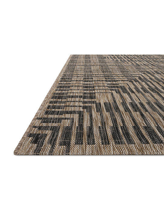 Isle IE09 Brown/Black 18" x 18" Sample Rug