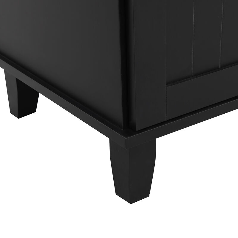 Farmhouse Kitchen Island Set with 2 Stools
