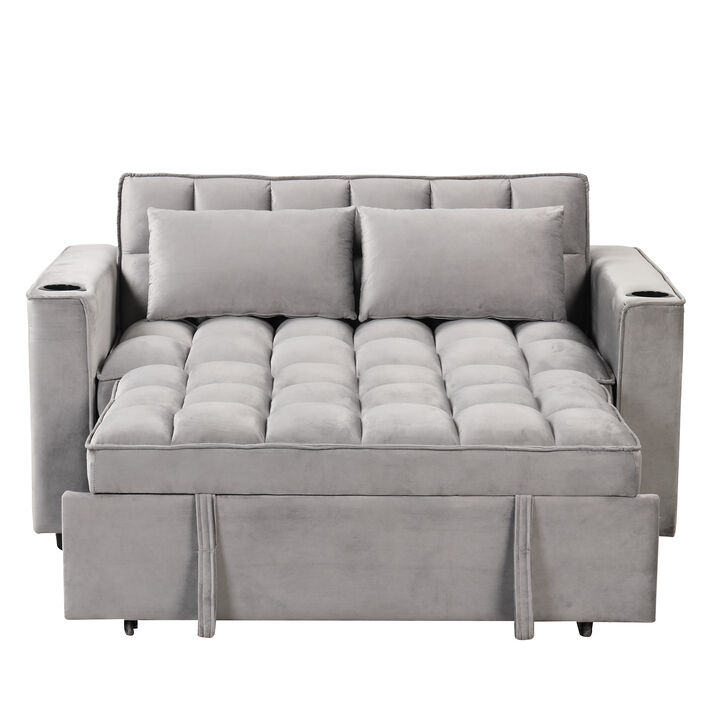 Merax 4-1 Multi-Functional Sofa Bed with Cup Holder