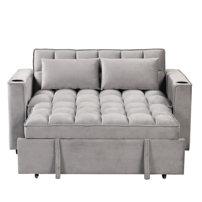 Merax 4-1 Multi-Functional Sofa Bed with Cup Holder