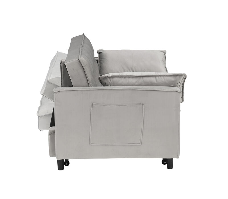 Merax Velvet Loveseat Futon Sofa Couch