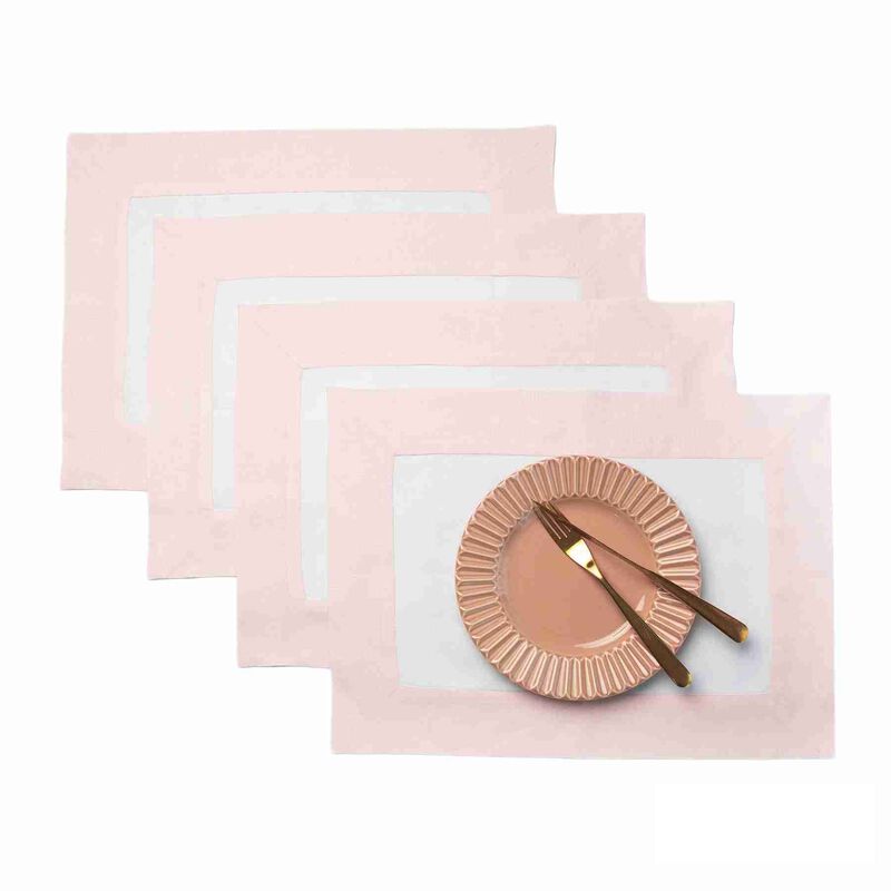 Solino Home 100% Pure Linen 14 x 19 Inch Placemats Set of 4 | Contempo