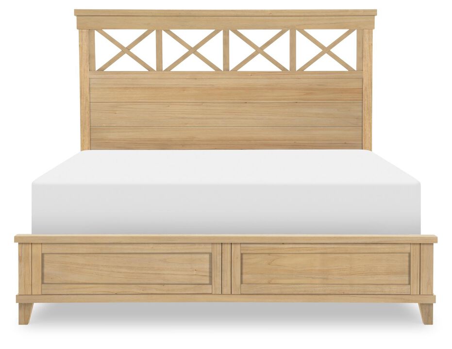 XXX's and OOO's King Panel Bed