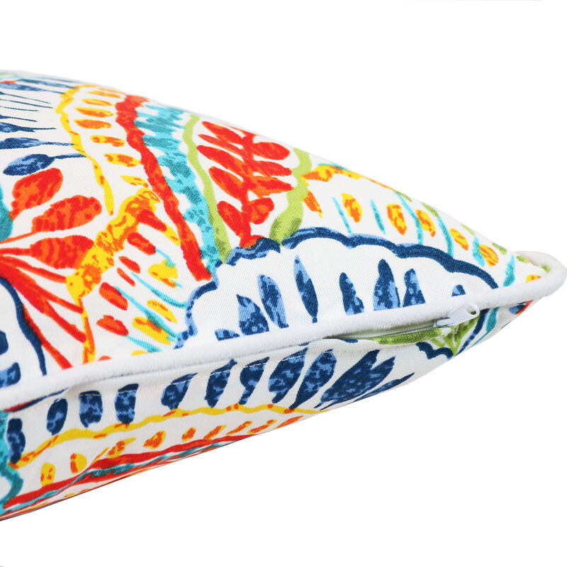 Sunnydaze Indoor/Outdoor Square Throw Pillow - 16 in