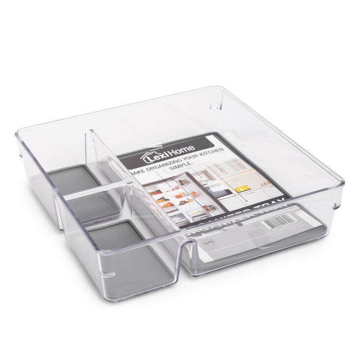 3 Compartment Acrylic Organizer Tray