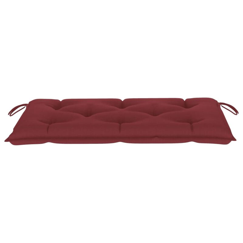 vidaXL Garden Bench Cushion Wine Red 39.4"x19.7"x 2.8" Fabric