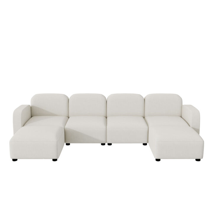 Merax Velvet Modular Sectional Sofa Couch