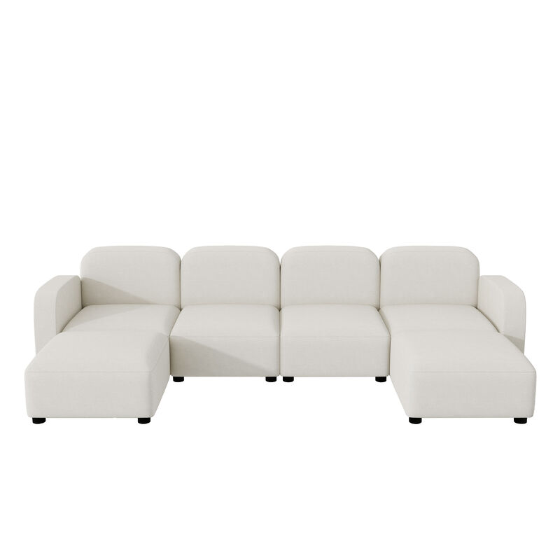 Merax Velvet Modular Sectional Sofa Couch