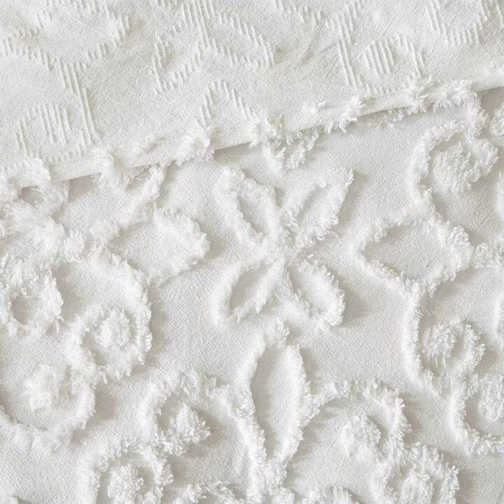5-Piece Medallion Chenille Cotton Daybed Cover Set – French Country Vintage Style
