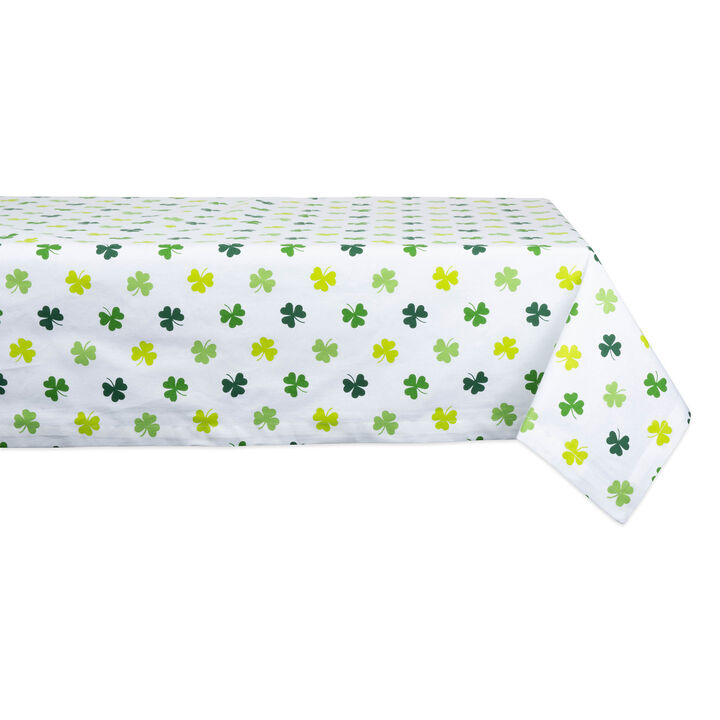 84" Shamrock Shake St. Patrick's Day Tablecloth