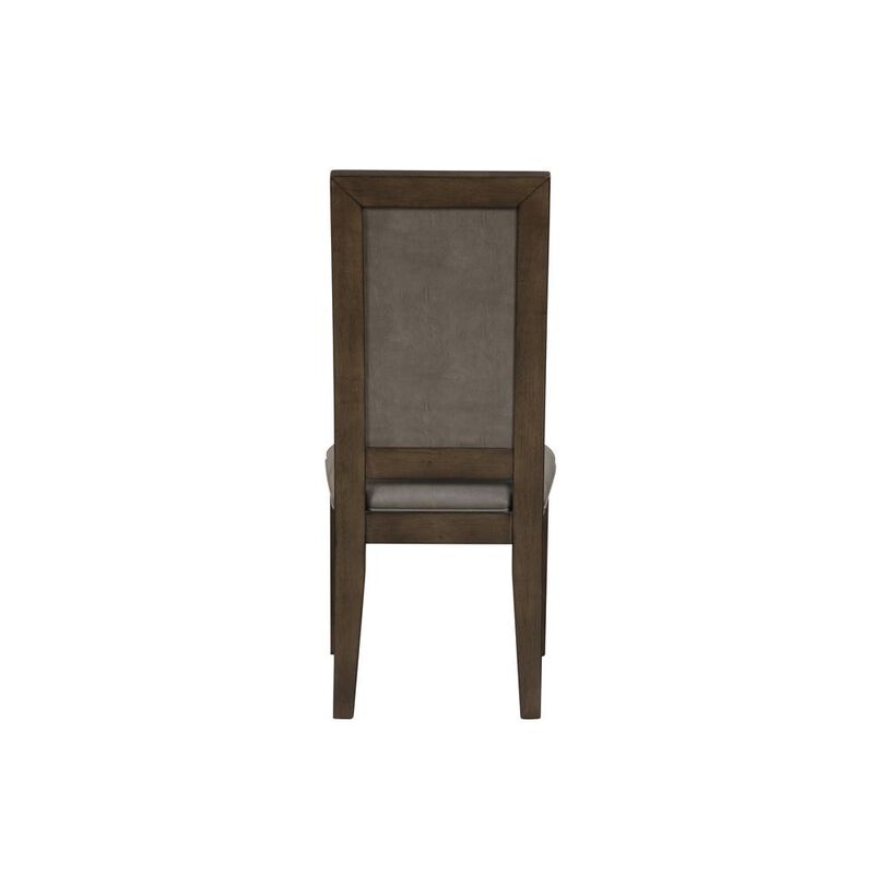 New Classic Furniture Cityscape Dining Chair-Walnut (Set of 2)
