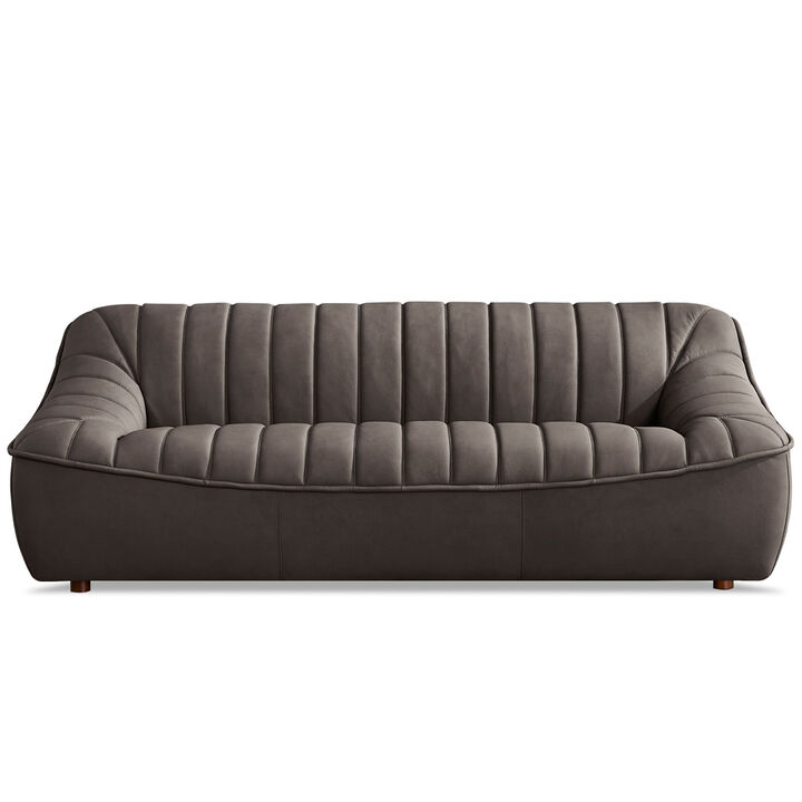 Snug Top Grain Leather Sofa