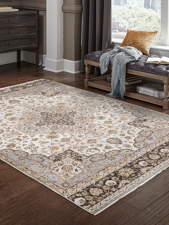 Maharaja 2' x 3' Ivory Rug