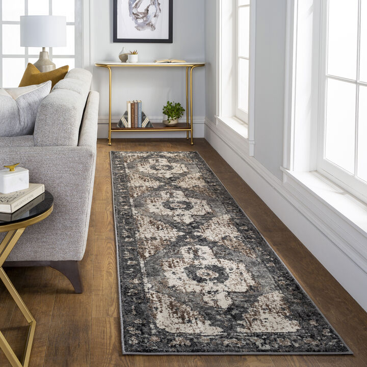 Chelsea CSA-2304 2' x 3' Black Rug