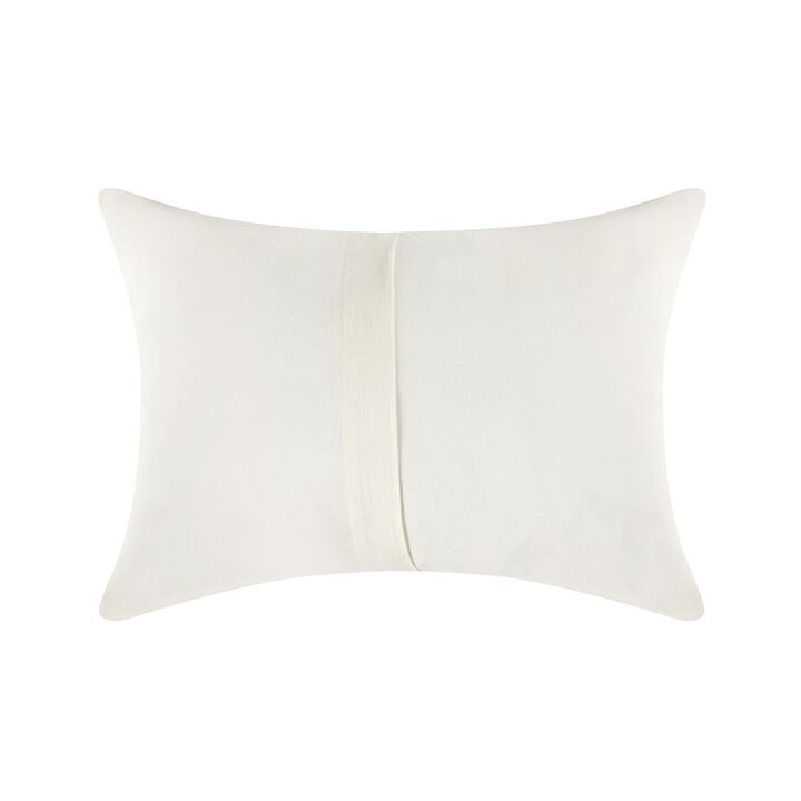 Paula Standard Pillow Sham, Ivory Extra Soft Stone Washed Hemp, 20x26 - Benzara
