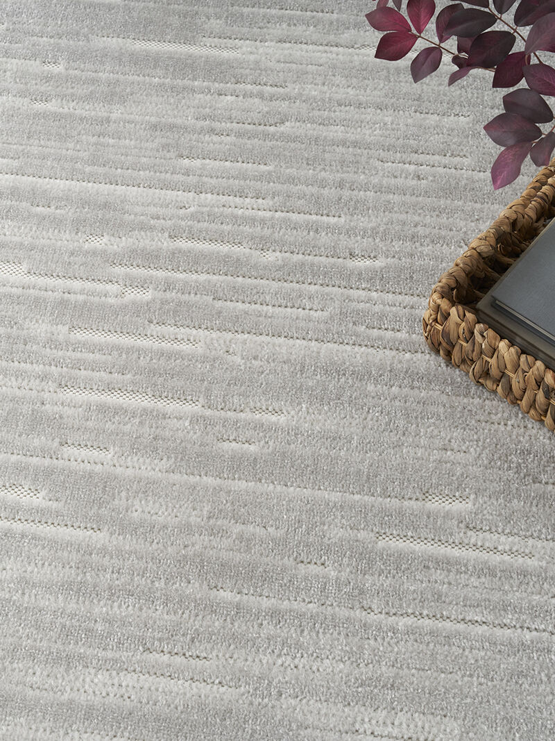 Care Free CAF04 Light Gray 7'10" x 9'10" Rug