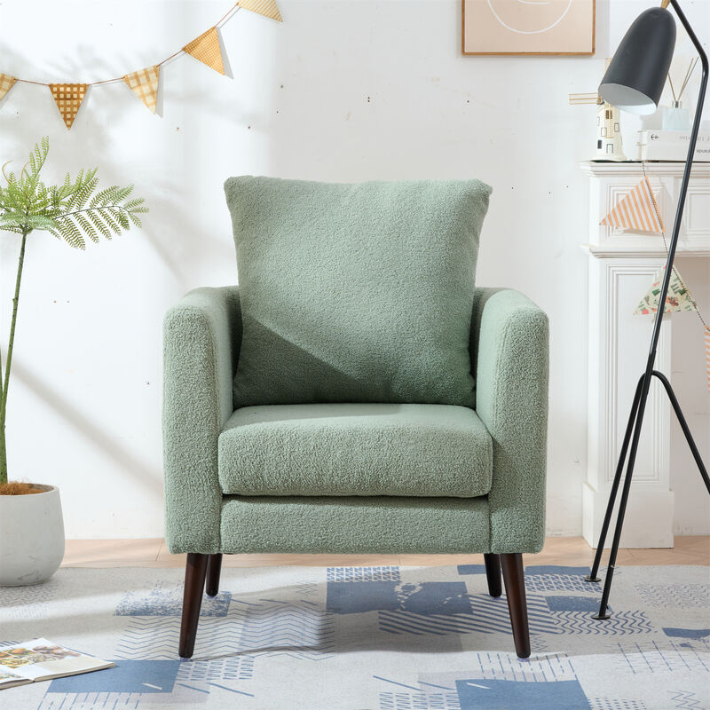 Merax Fabric Armchair Club Accent Chair for Living Room