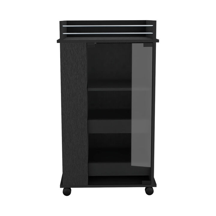 Bar Cart Beaver, Living Room, Black